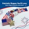 Patriotic Craft & Sewing Buttons – 50 Piece Red White & Blue Button Assortment
